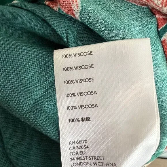 MaEve Anthropologie Floral Print Esther‎ Tiered Long Sleeve Tunic Dress - Size M - Picture 7 of 10